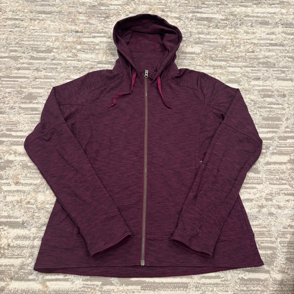 Kuhl Full Zip Hoodie Women’s Large Stretch Comfort Outdoor Hike Trail